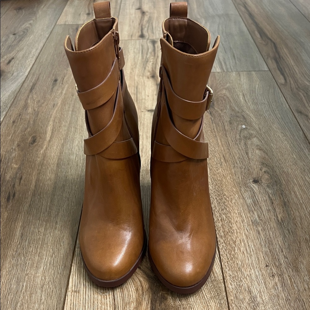 Aldo Brown Leather Boot - Sz.8.5 - Picture 2 of 10